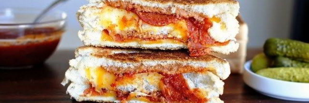 Горячие пицца-бутерброды