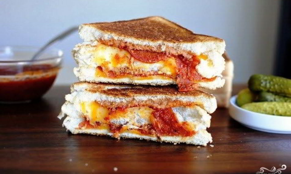 Рецепт горячие пицца-бутерброды