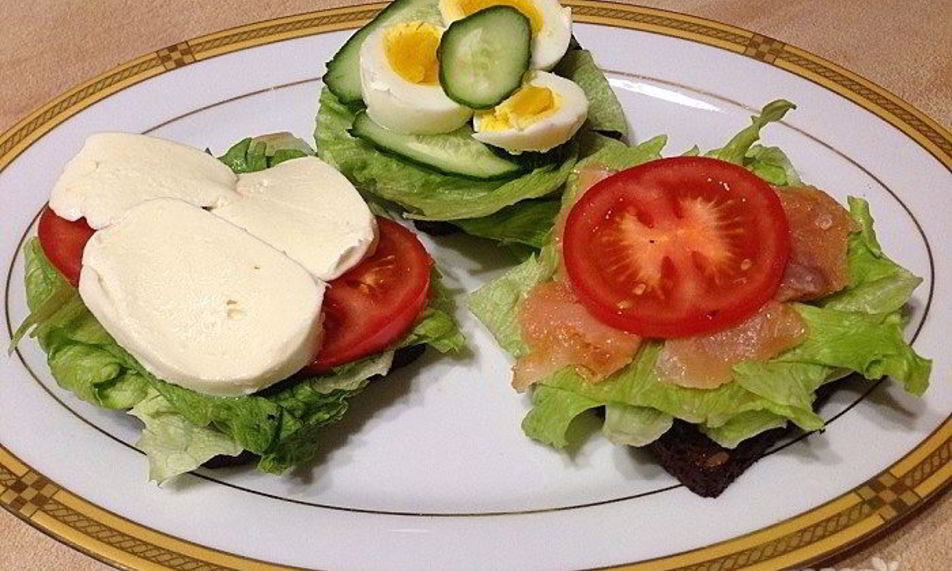 Рецепт пп-бутерброды на перекус