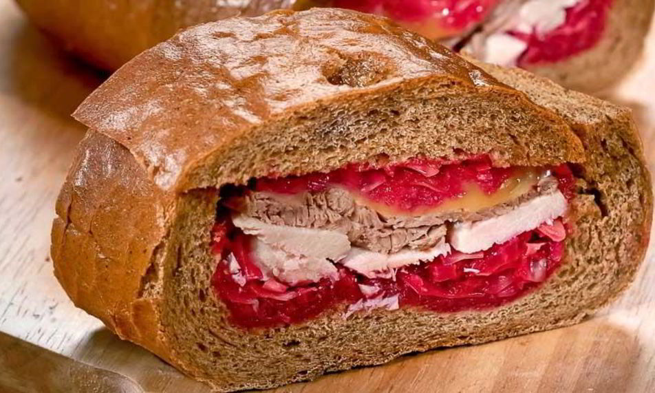 Рецепт закрытые бутерброды с красной капустой