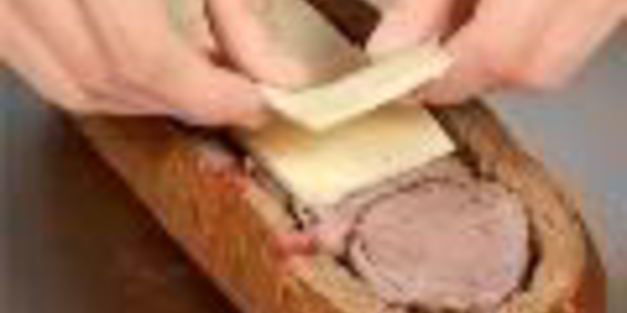 закрытые бутерброды с красной капустой