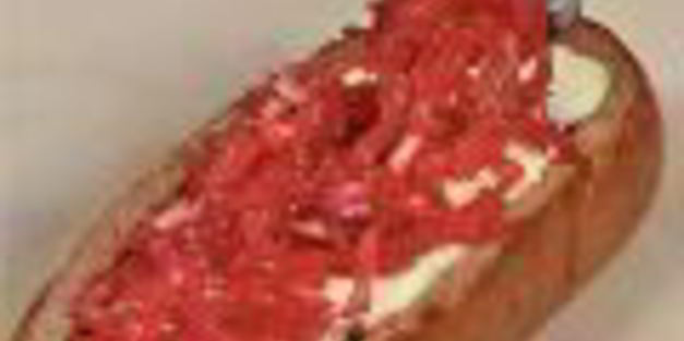 закрытые бутерброды с красной капустой