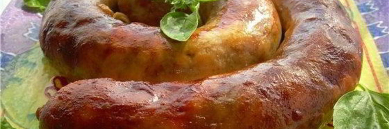 Домашняя колбаса из свиной головы