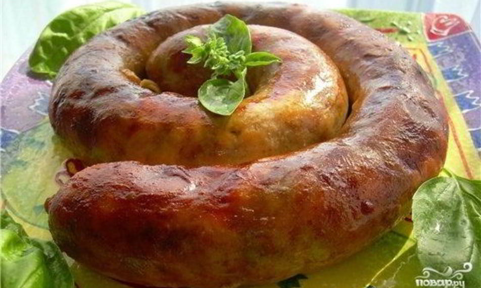Рецепт домашняя колбаса из свиной головы