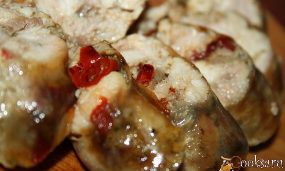 Рецепт домашняя колбаса с паприкой и сыром