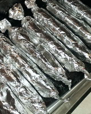 Домашняя колбаса в фольге