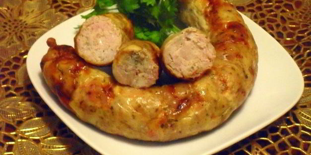 домашняя рыбная колбаса