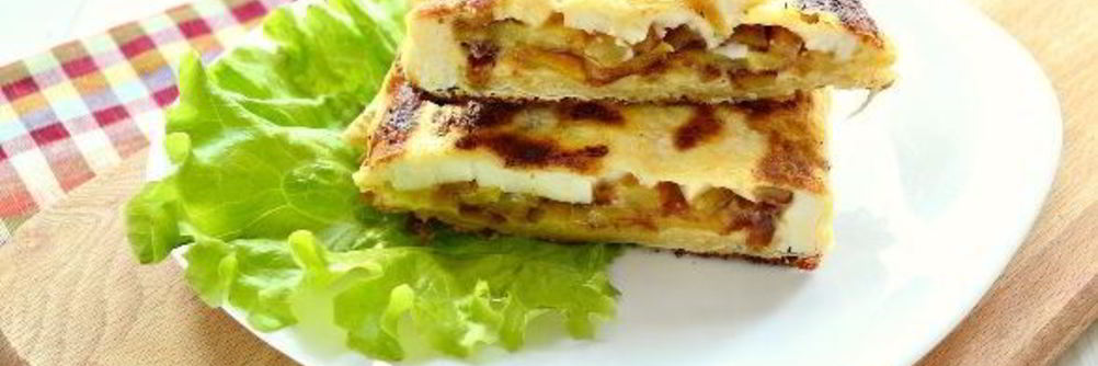 Ека с жареным картофелем