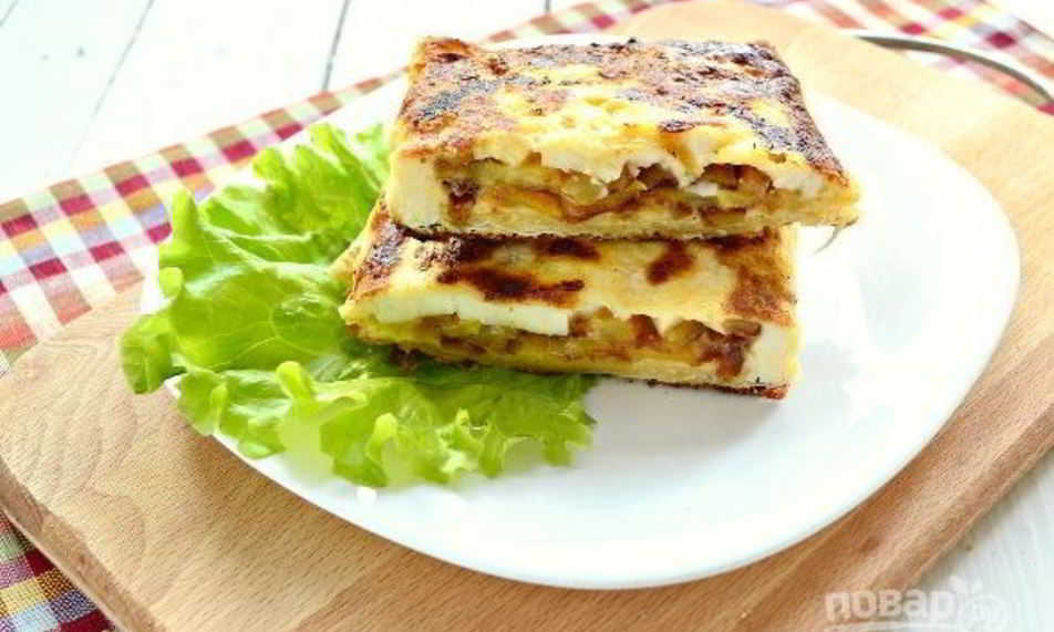 Рецепт ека с жареным картофелем