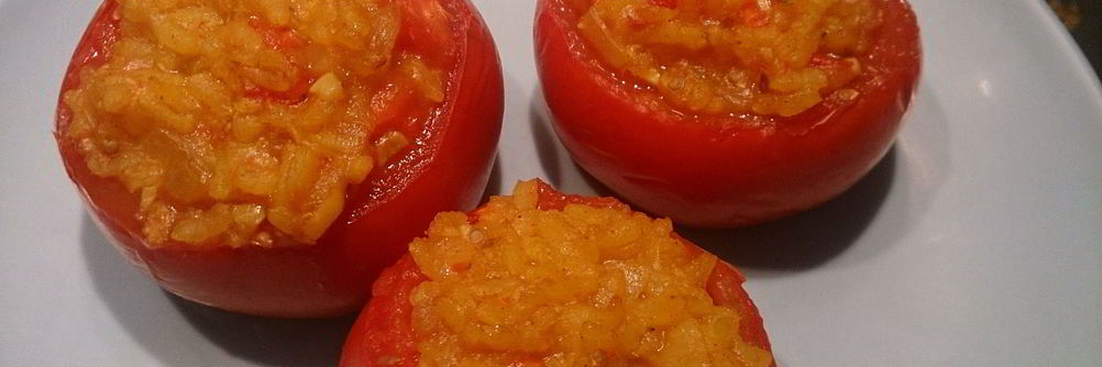Фаршированные помидоры и перцы по-гречески