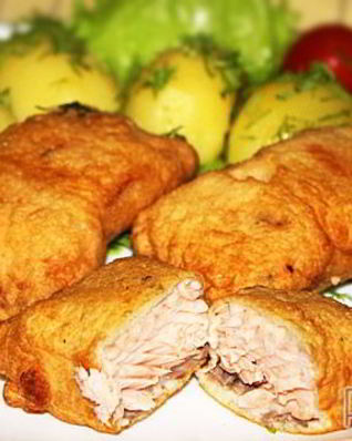 Горбуша в кляре