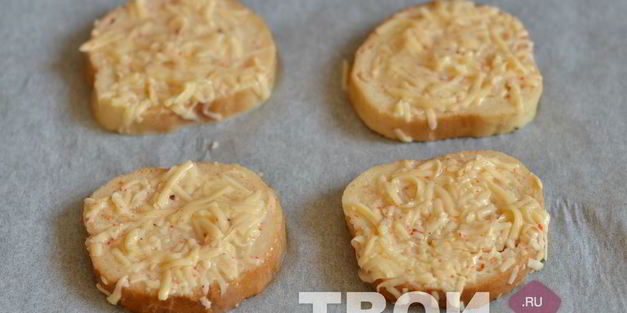 гренки с сыром