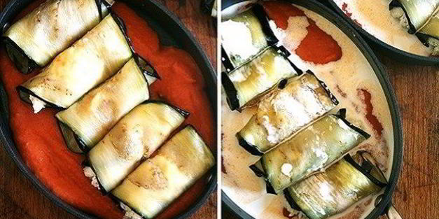 инвольтини из баклажана