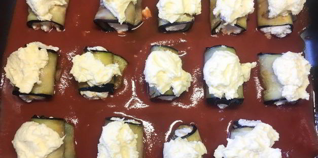 инвольтини из баклажанов