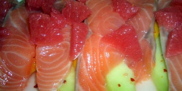 карпаччо из лосося