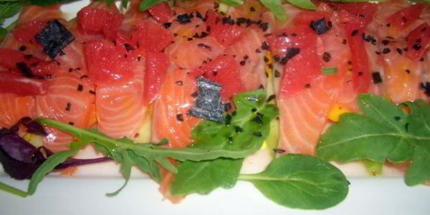 карпаччо из лосося