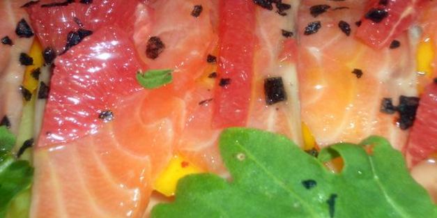 карпаччо из лосося