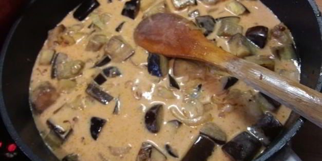 карри из баклажан