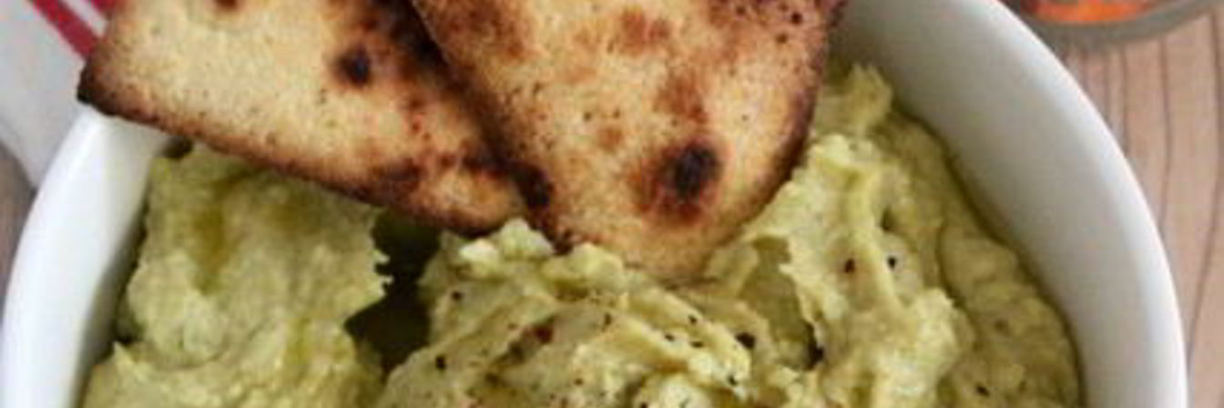 Хумус с авокадо