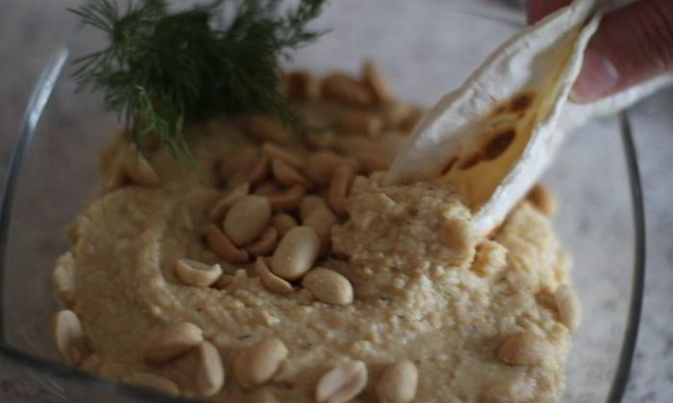 Рецепт хумус с домашними лепешками