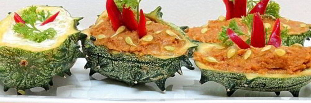 Кивано с баклажановой начинкой