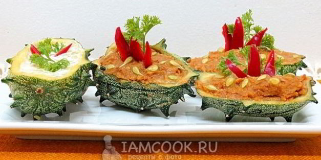 кивано с баклажановой начинкой