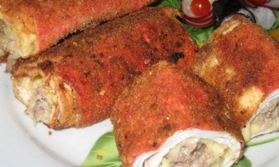 Рецепт крабовые палочки, фаршированные грибами