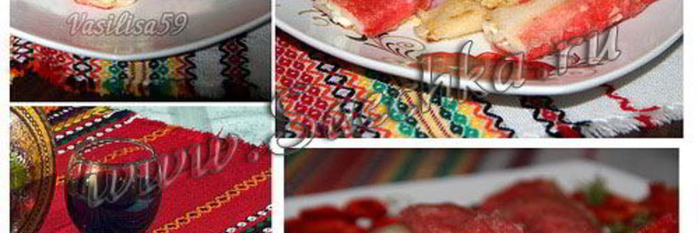 Крабовые палочки фаршированные