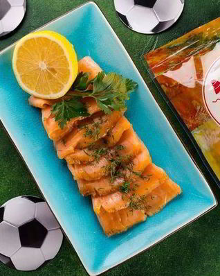 Лосось маринованный