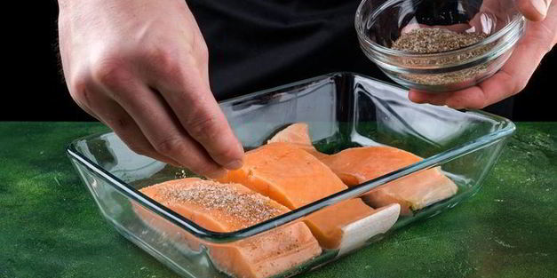 лосось маринованный