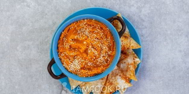 морковный хумус