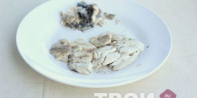 белковый омлет с морским окунем