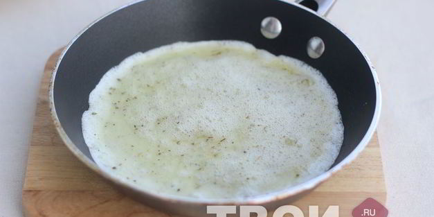 белковый омлет с морским окунем