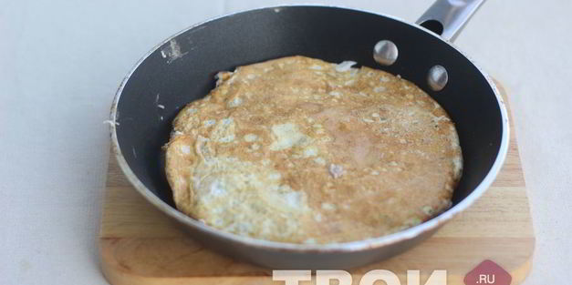 белковый омлет с морским окунем