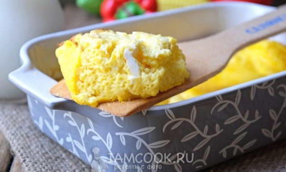 Рецепт детского омлета с молокома