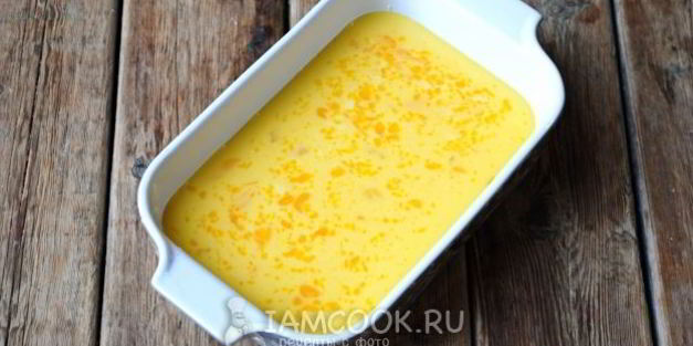 детский омлет с молоком