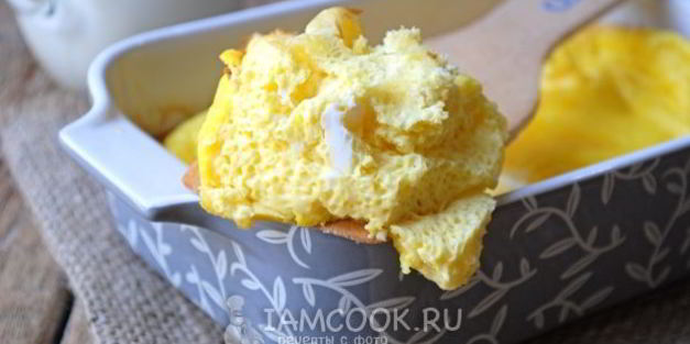 детский омлет с молоком