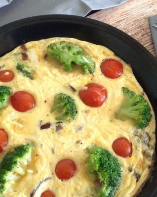 Фриттата с брокколи