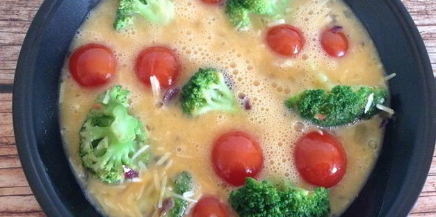 фриттата с брокколи