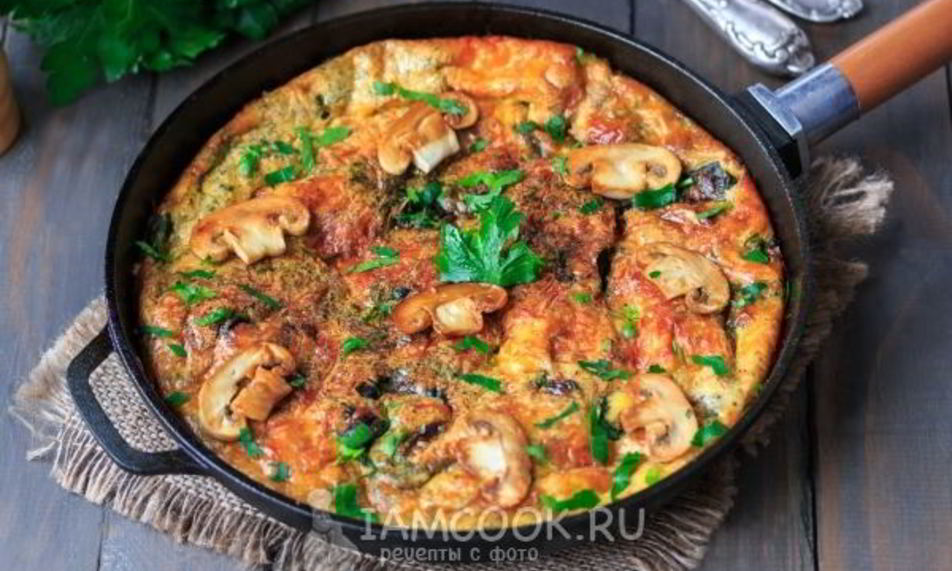 Рецепт фриттата с грибами