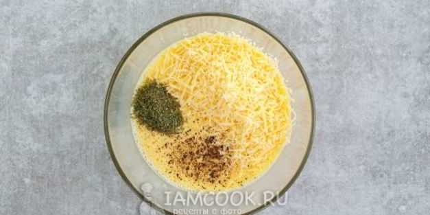 фриттата с грибами