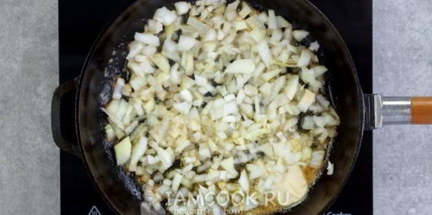 фриттата с грибами