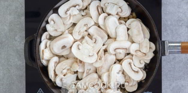 фриттата с грибами