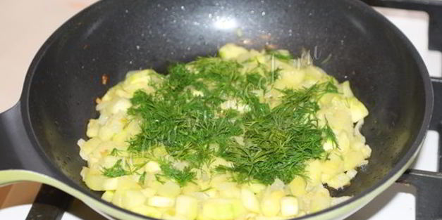 фриттата с кабачками