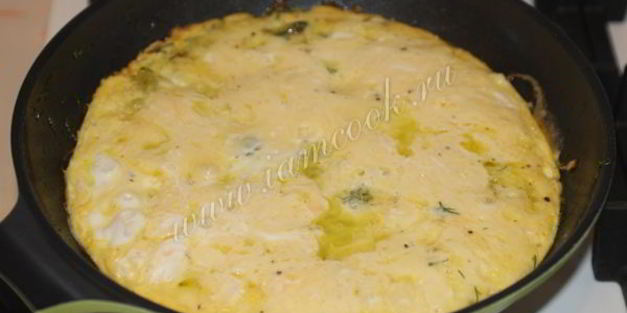 фриттата с кабачками