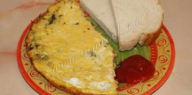 фриттата с кабачками