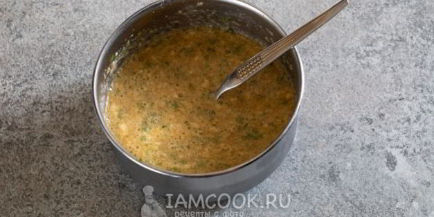 фриттата с макаронами