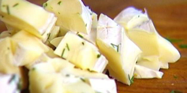 фриттата с семгой, укропом и сыром