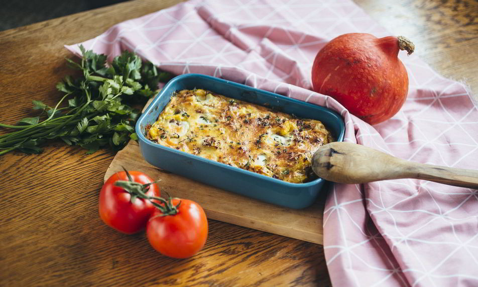 Рецепт фриттата с тыквой