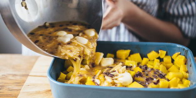 фриттата с тыквой